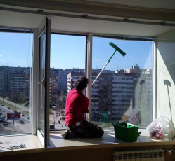 Мытье окон в однокомнатной квартире Ивантеевка